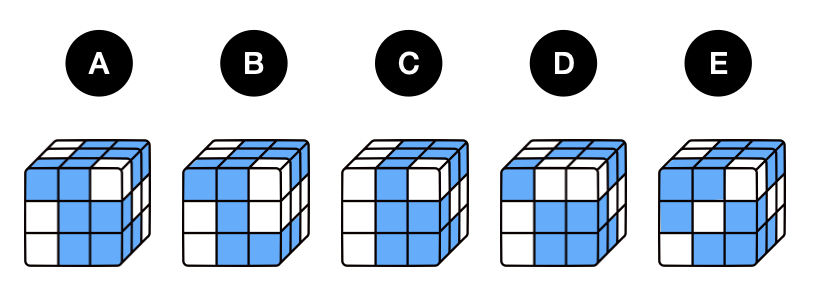 Which big cube is possible? - candidate answer list
